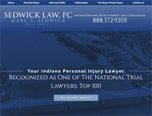 Tablet Screenshot of marcsedwick.com